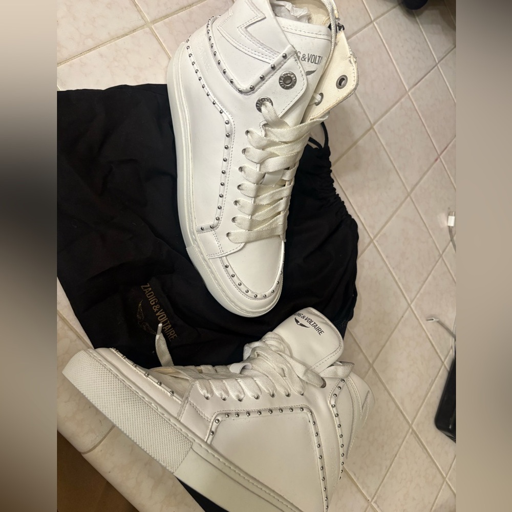 ZADIG & VOLTAIRE sneakers new sz 37 - Picture 9 of 12